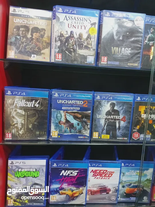 سيديات بلايستيشن فور  و فايف PS4 &PS5 CD.S