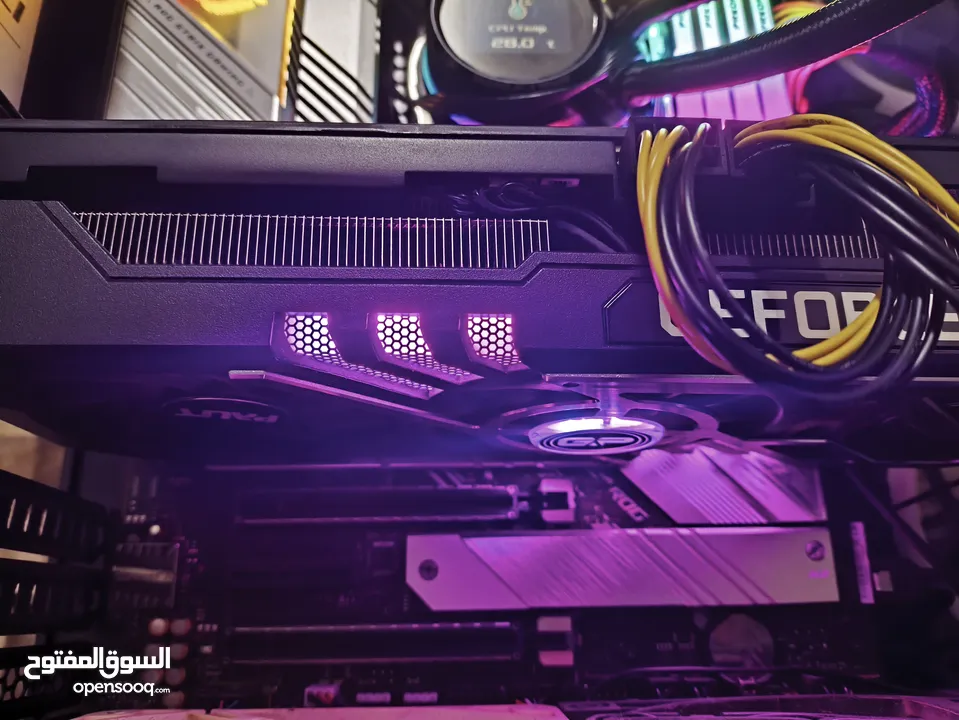 كمبيوتر مواصفات ممتازة بشغل جميع الالعاب على اعلى اعدادات RTX 3070ti