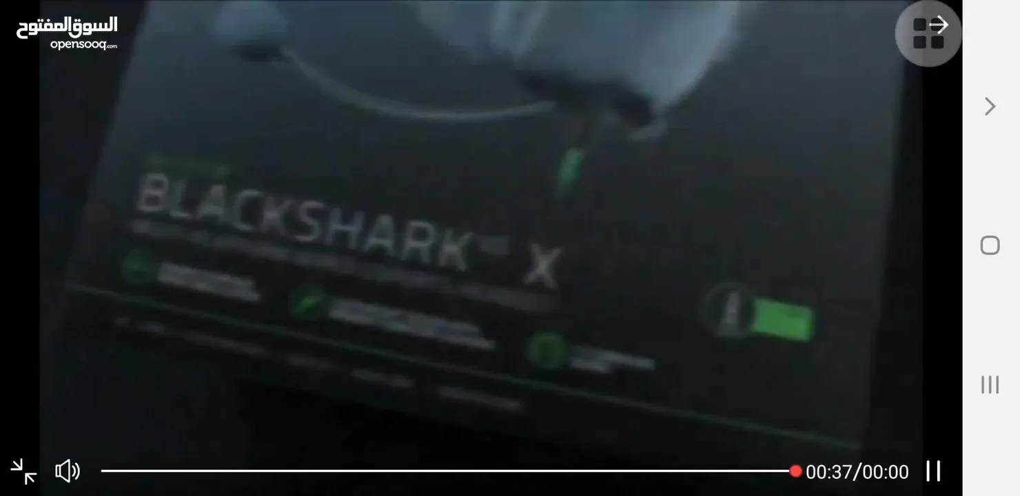 رازر black shark v2 -x سماعه راس سلكية للألعاب، صوت محيطي لعبة من أجل PS4 ,PS5 ،نينتندو سويتش، XBOX,