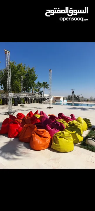 بفات beanbags عروض للحديقة للبيت ولكل مكان ، حجم الستاندرد المناسب لجميع الاعمار الأكثر طلبا