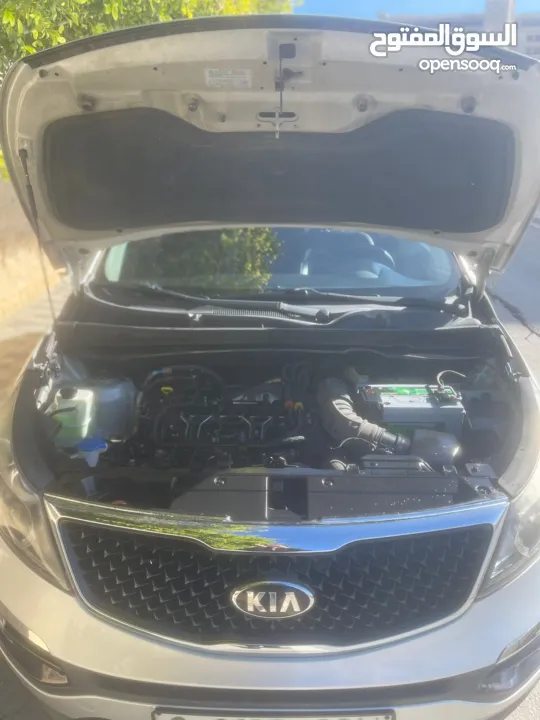 كيا سبورتاج فل الفل ما عدا فتحه ترخيص 2014  الجيب بوضع الشركة