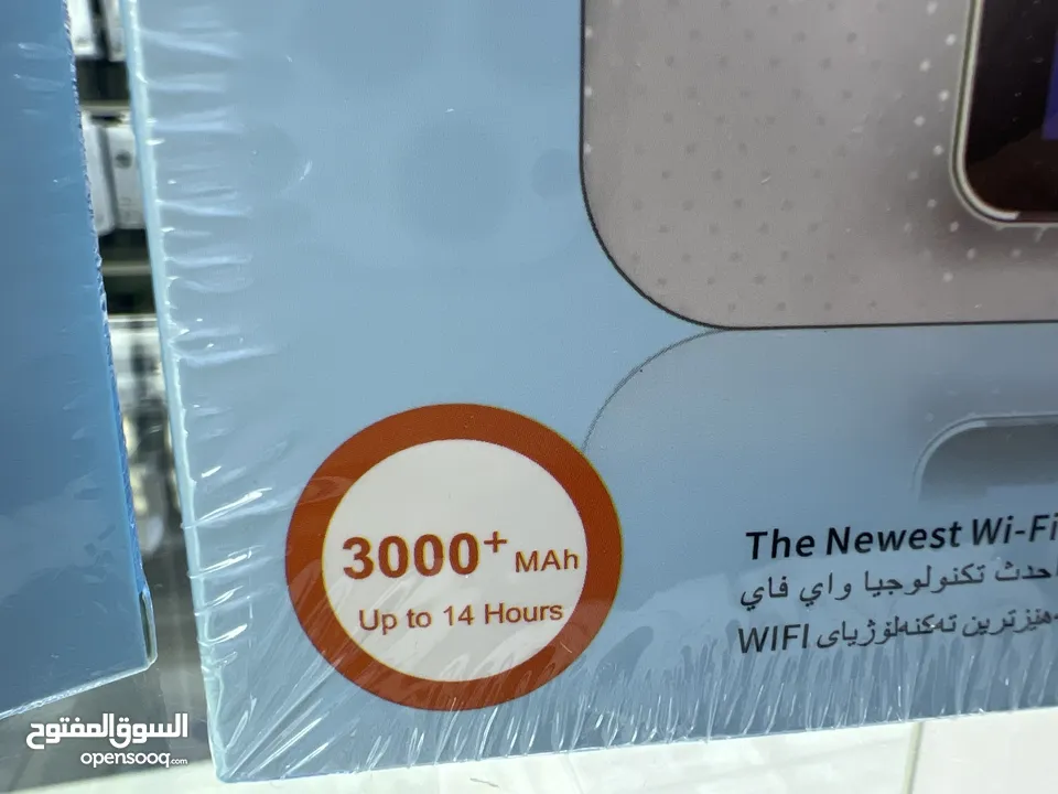Mifi Mobile Router ( 4g / 5g / lte ) راوتر متنقل مفتوح على جميع الشبكات العالمية  بطارية 3000 امبير