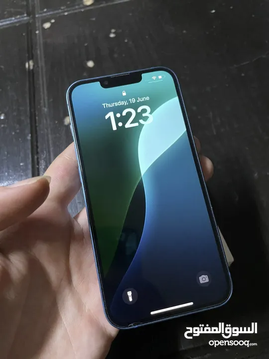 iPhone 13 عادي وكاله مع كرتونه128 جيجا