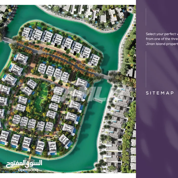 Dream Luxury Island Villas in AL Mouj (Jinan Island)  REF 158TB