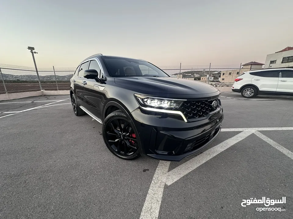 كايا سورينتو /2020 فل الفل  فتحة سقف بانوراما  2x4 ///200Hp  ديزل  2200cc  فل الفل مسكر بلاك