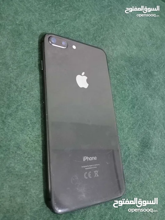 للبيع I phone 8 plus لون اسود بحالة ممتازه لا يوجد أي كسر او شعر او خدوش مع كرتونته والشاحن