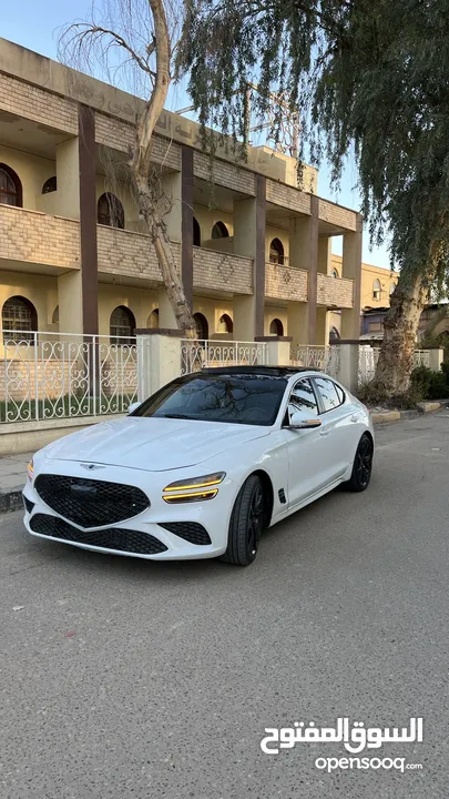 Genesis g70 2022 v6 3.3T    جينيسس جي 70 حره بدون رقم