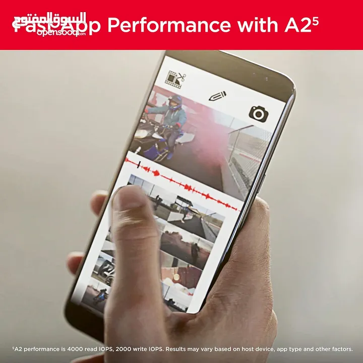 بطاقة ذاكره 128 جيجا سانديسك اكستريم اصليه SanDisk 256GB Extreme