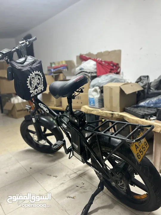 بسكليت كهربائية BMX 2024 – بطارية 48V، موتور 250W، قابلة للطوي، مع طاقية وشاحن