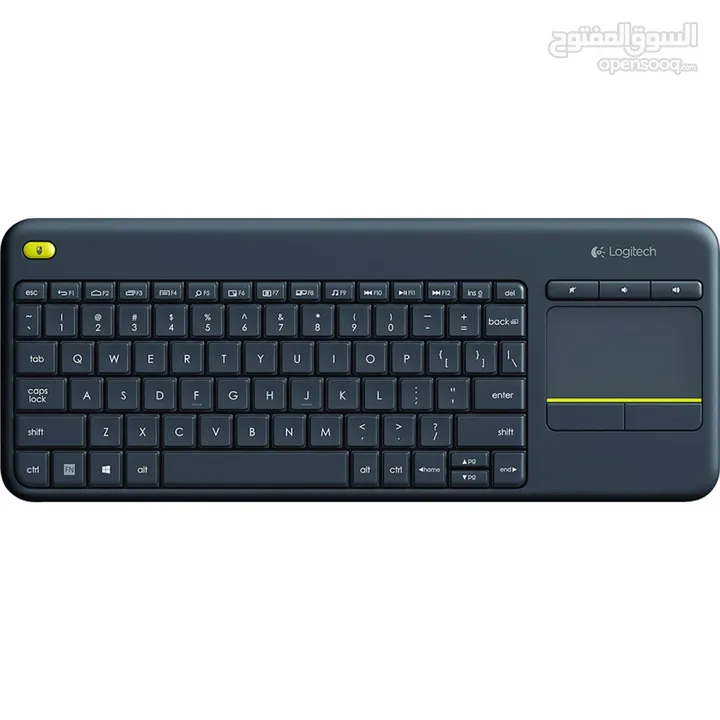 ماوس + كيبورد وايرليس لاسلكي مكتبي معرب من شركة لوجيتيك أصلي LOGITECH MEDIA K400 PLUS