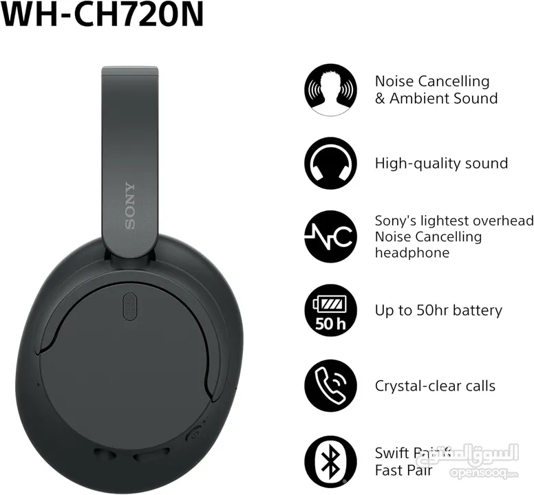 SONY WH-CH720N Noise Canceling Wireless Headphones -NEW -MEGAByte