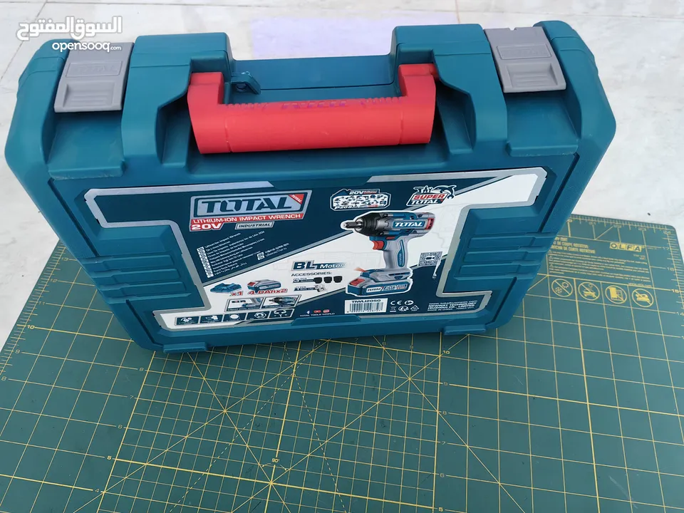 مفك لبراغي 20v ممتاز جدا و جوده عاليه من شركه total Impact wrench tool