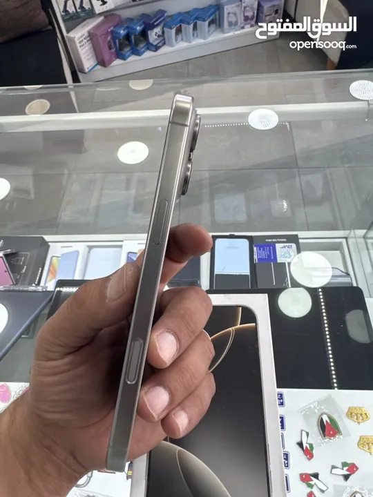 Apple iPhone 16 pro max   مستعمل بحاله الوكاله512 جيجا