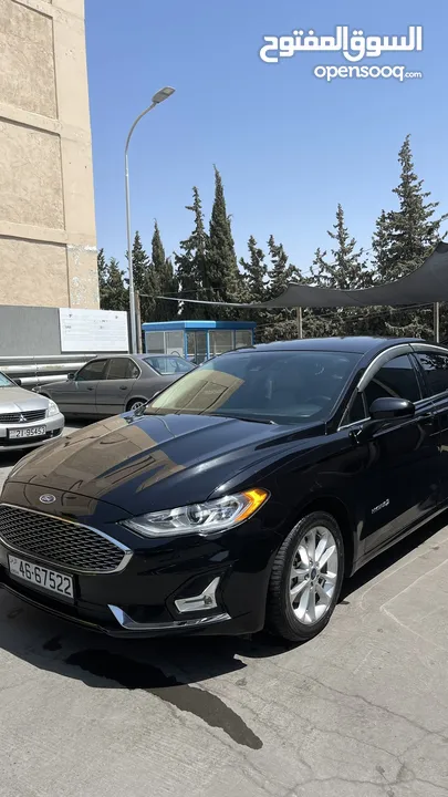 فورد فيوجن 2019لون اسود  Ford fusion se 2019 black