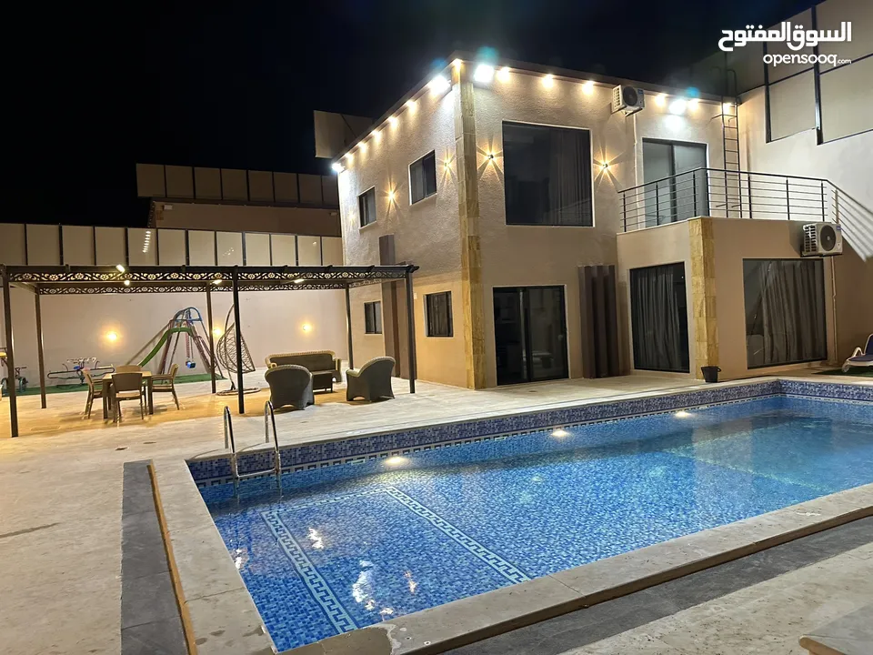 مزرعة او شاليه للايجار منطقة البحر الميت منطقة البحيرة
