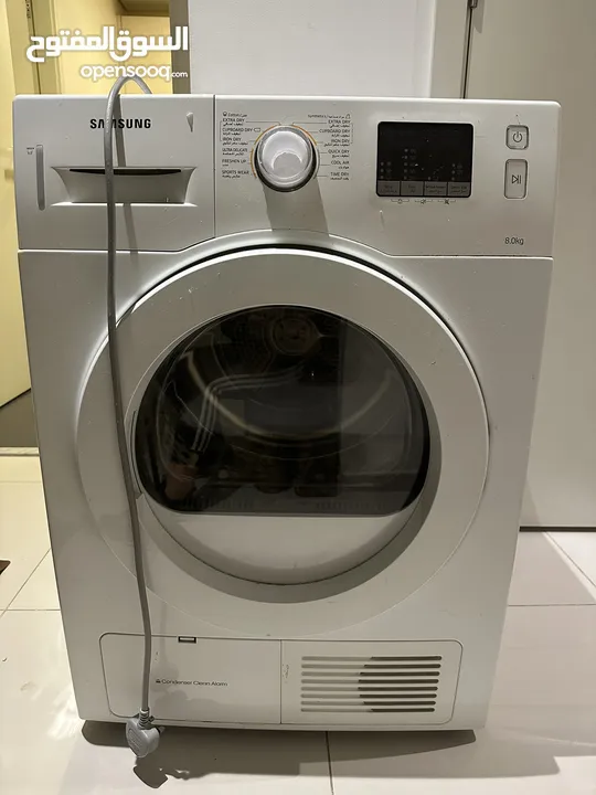 نشافه سامسونج 8 كغ للبيع Samsung Dryer 8 kg for sale - Opensooq
