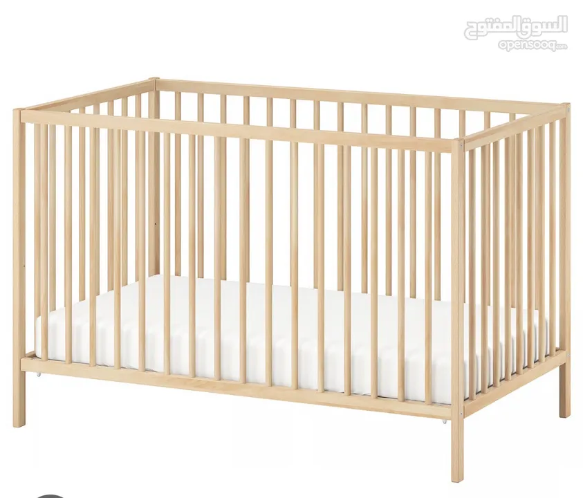 سرير أطفال  IKEA لحد 25 كغم  حجم 60*120