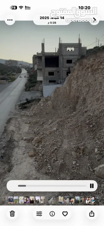 ارض تجارية ع الشارع العام بين الفارعة والباذان