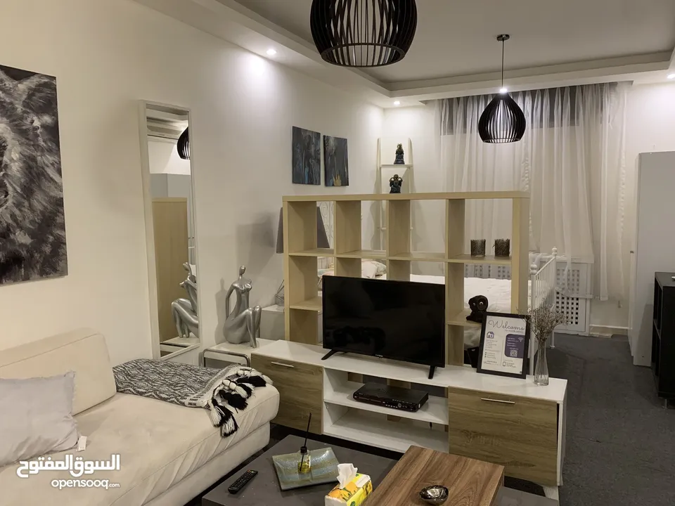 استديو مفروشه للايجار اليومي (خدمة 24 ساعة) Furnished apartment for daily rent (24 hours service)