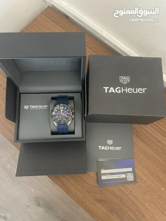 TAG Heuer Formula 1 watch  2025 جديدة غير مستخدمة مع كرت الكفالة لل 2027