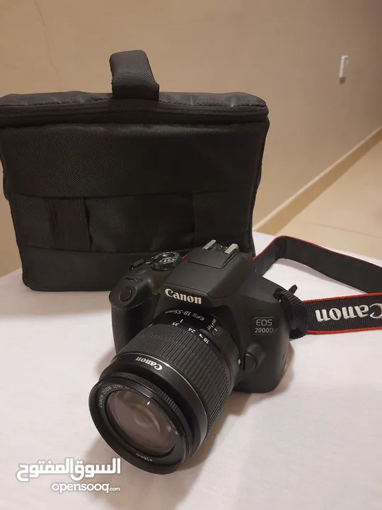 Canon DSLR 2000D Camera, EF-S 18-55 III kit + Promage Camera Tripod  for Sale