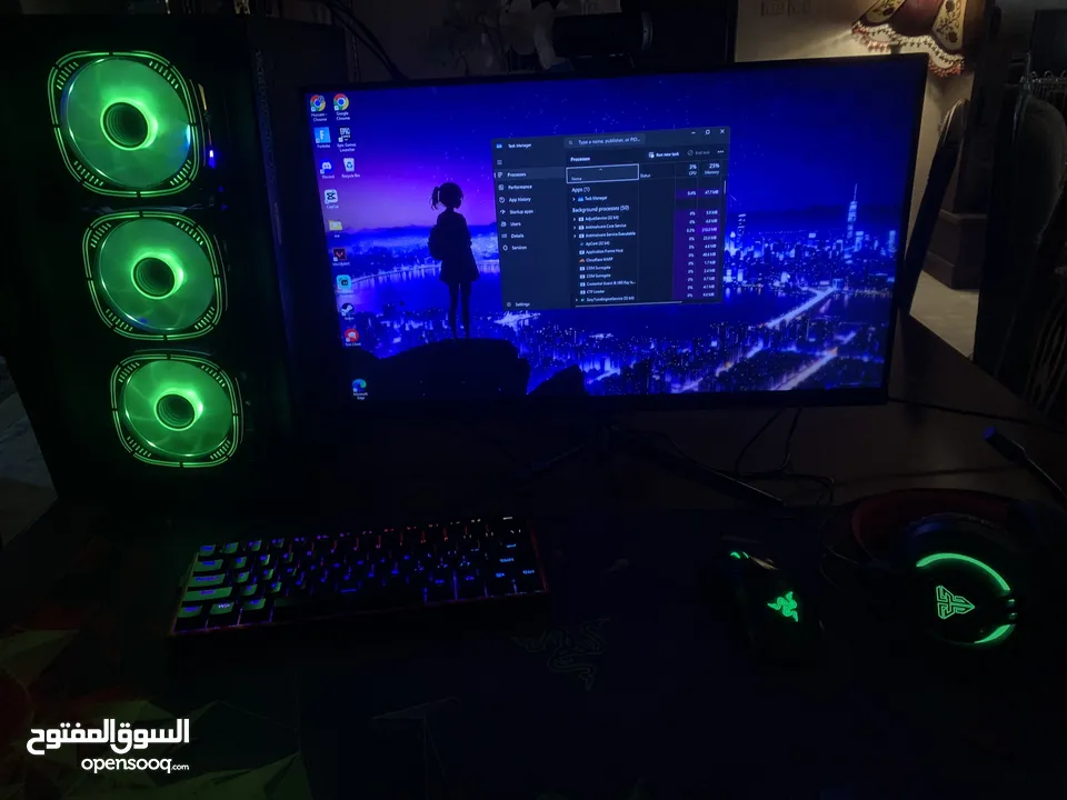 Pc gaming full full كل عام وأنت بخير عيد سعيد كل اشي بالوصف موجود
