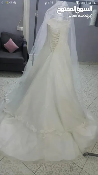فستان زواج ابيض  الطائف