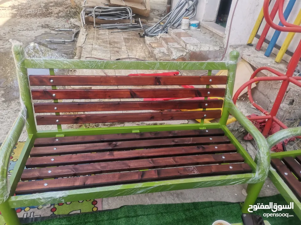 العاب خارجية سيفتي بالوان جذابة مراجيح وسحاسيل