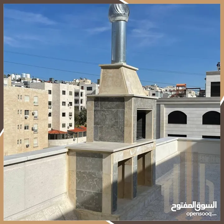 شقة طابق اخير مع روف مع اطلالة رائعة للبيع في دير غبار بالقرب من مسجد ابو شقرا مساحة 250م