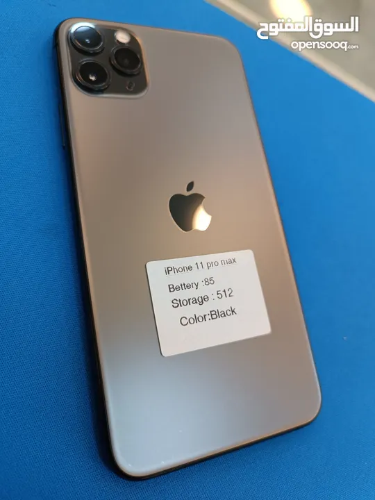 IPHONE 11 PRO MAX ( 512 GB ) USED /// ايفون 11 برو ماكس ذاكرة 512 مستعمل وكالة