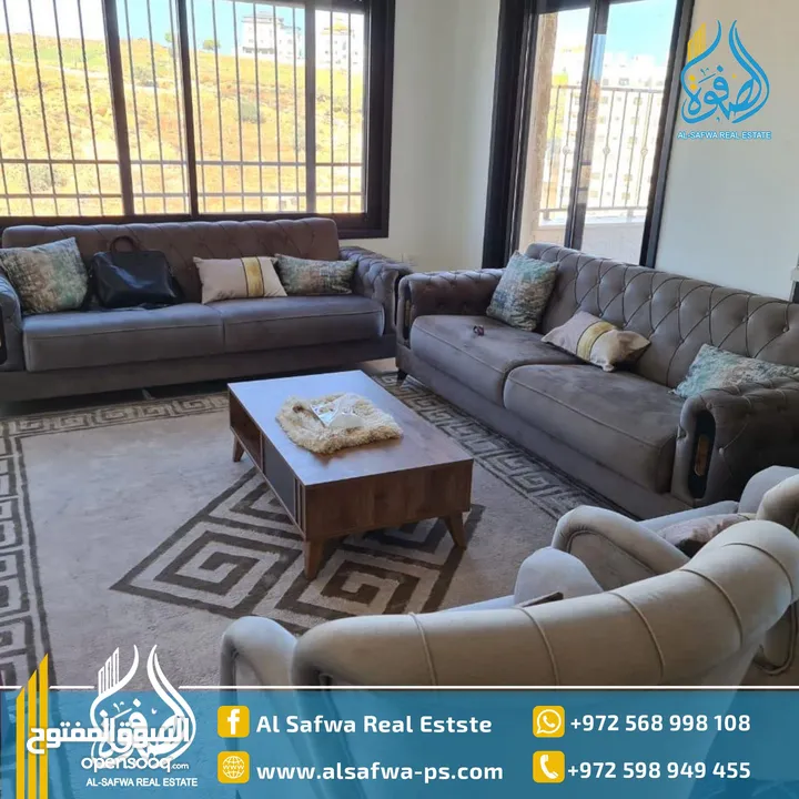 شقه مميزة جدا  للايجار - باطلاله و مساحه واسعه مع برنده مطله  المصايف