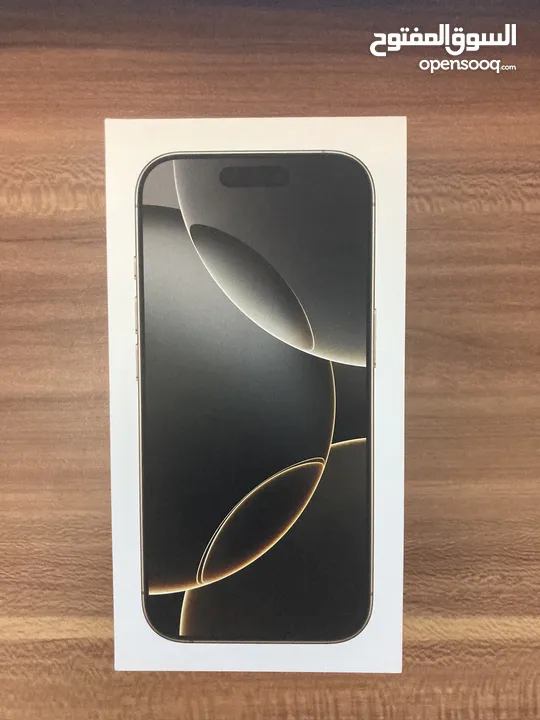 iPhone 16pro 512gb UAE TDRA version Natural Titanium apple packed