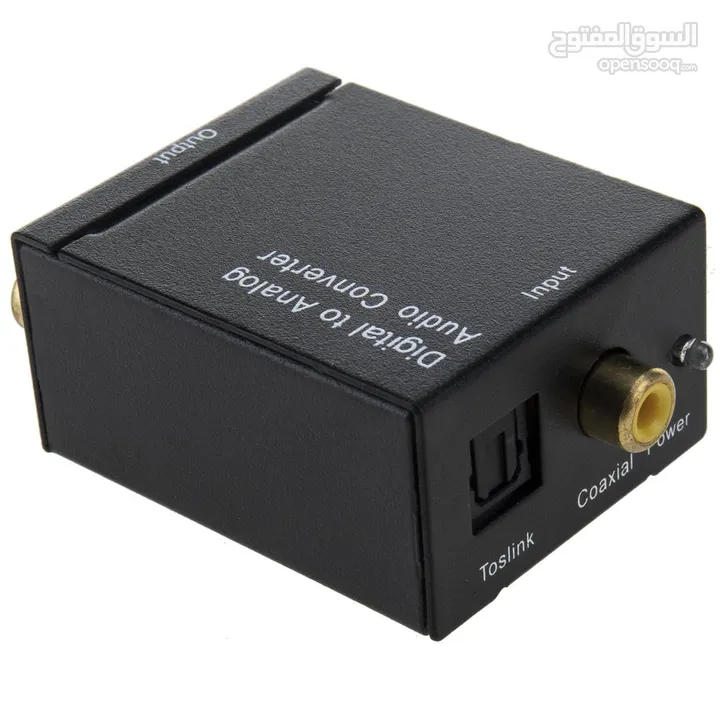 Digital to analog audio converter Toslink coaxial RCA