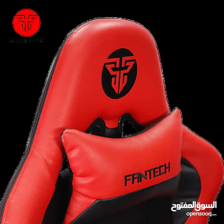 كرسي العاب فانتيك جديد متوفر عدة اللوان FANTECH ALPHA GC-182 GAMING CHAIR  Red