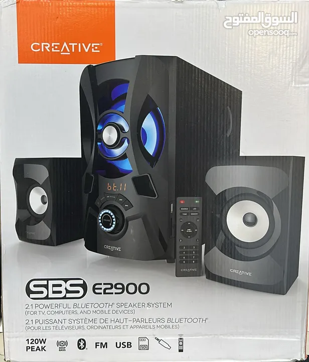 Creative SBS E2900 سماعه كريتف بلوتوث 120w فقط ب 55