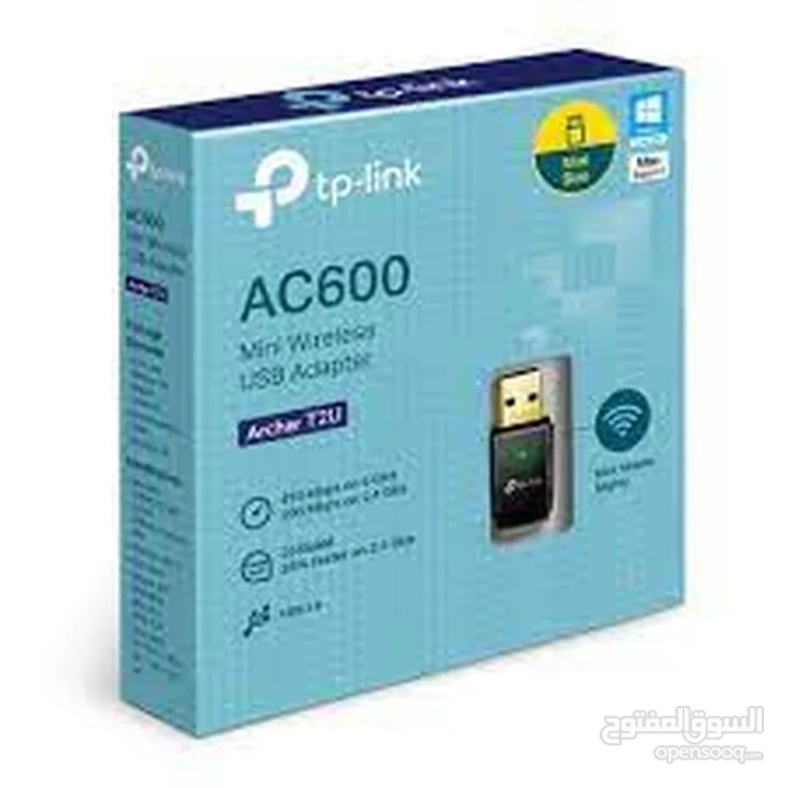 TP Link ac600 mini wireless Usb adapter archer T 2u يو أس بي ادابتر  واي فاي 
