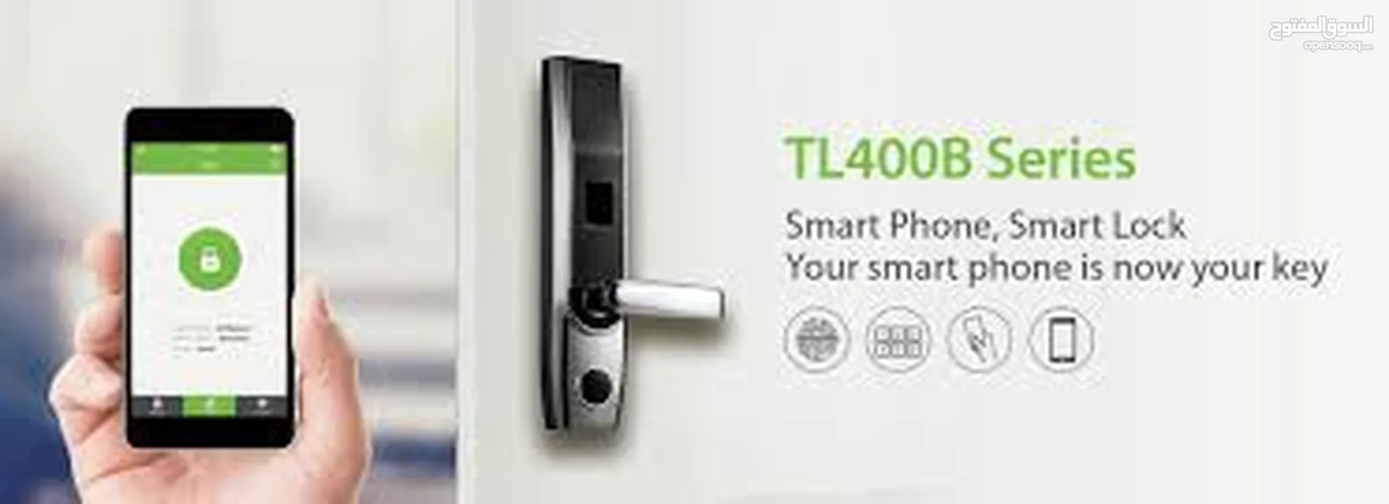 قفل ذكي مناسب لجميع الأبواب Smart Lock نوع ZKTeco TL400B