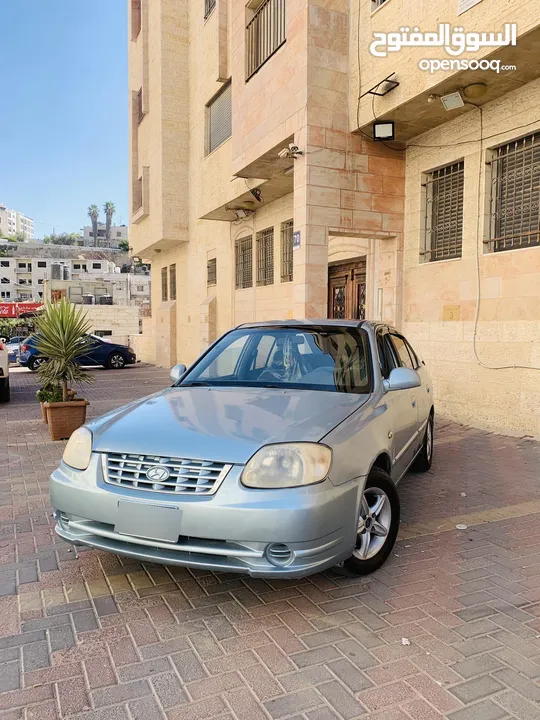 هونداي اكسنت 2005 سيارة مشالله افحص وين بدك ترخيص تامين جديد سيارة بحالة الشركة قطارة بل بنزين