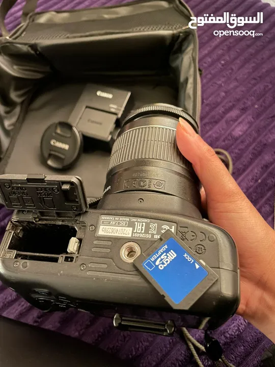 كامير كانون للبيع  Canon EOS Rebel T5 بحال الوكاله بسعر مغري