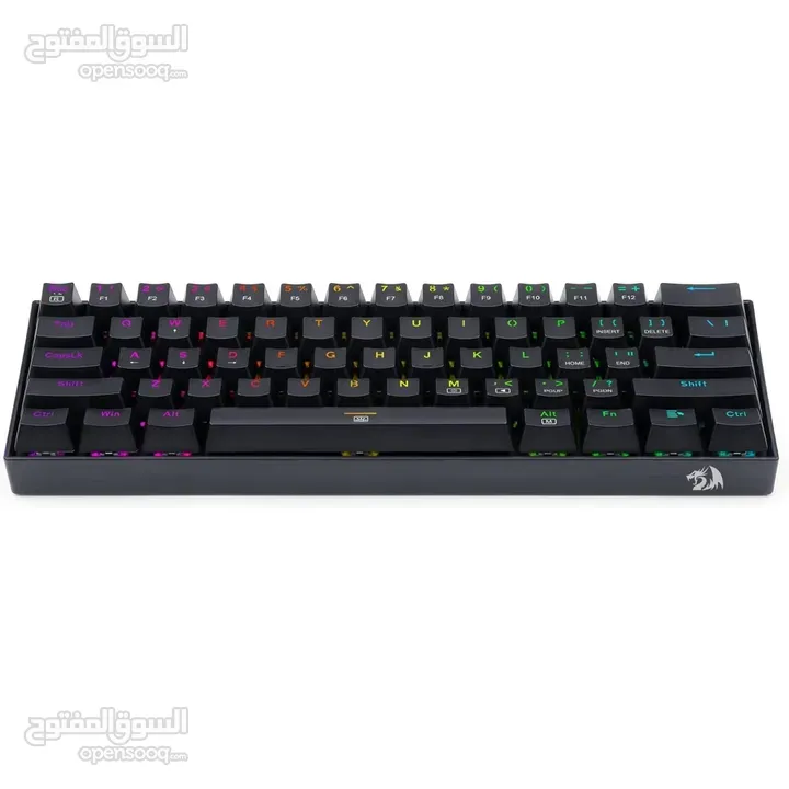 كيبورد ميكانيكي اصلي سلكي REDRAGON K630 DRAGONBORN USB WIRED KEYBOARD RED SWITCH 60%