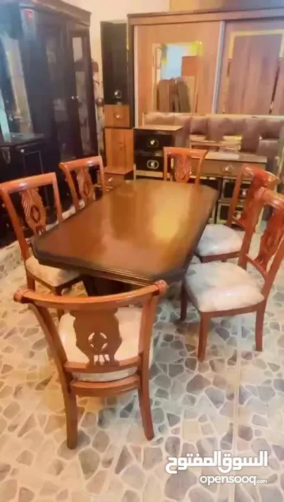 طاوله سفره 6كراسي