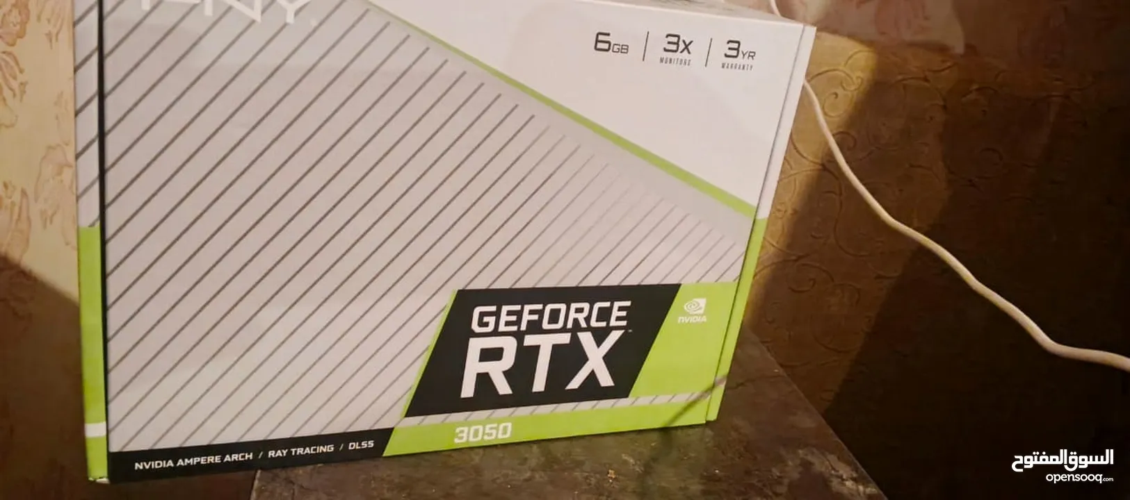 كرت شاشه  RTX3050 إستعمال (6) أشهر (سعر كرت الشاشه  180)