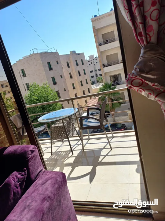 ستوديو مفروش مع بلكونه في تلاع العلي