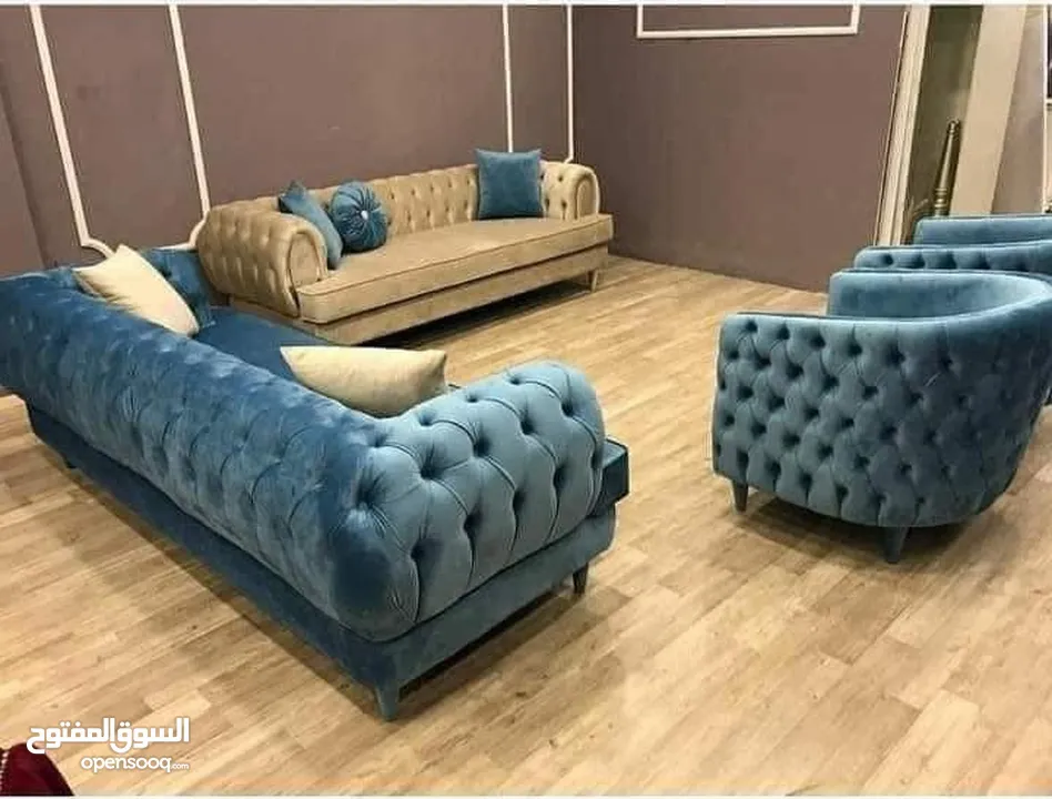 تنجيد جميع انواع الكنب ورواسي تخوت وكراسي سفره