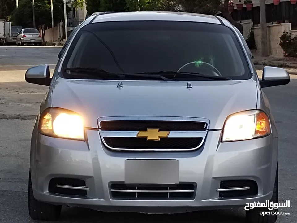 شفروليه افيو اوتوماتيك 2011 توب نظافة بسعرررر مميززز محرك 1600cc دهان جديد ترخيص سنه