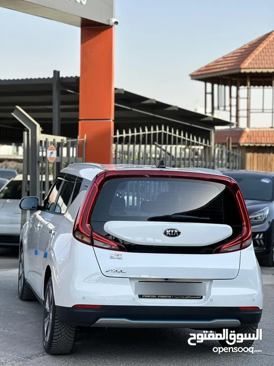 كيا سول 2021 كهرباء فل اضافات بريميوم بلس اعلى صنف فحص كامل واود كوريا جمرك جديد