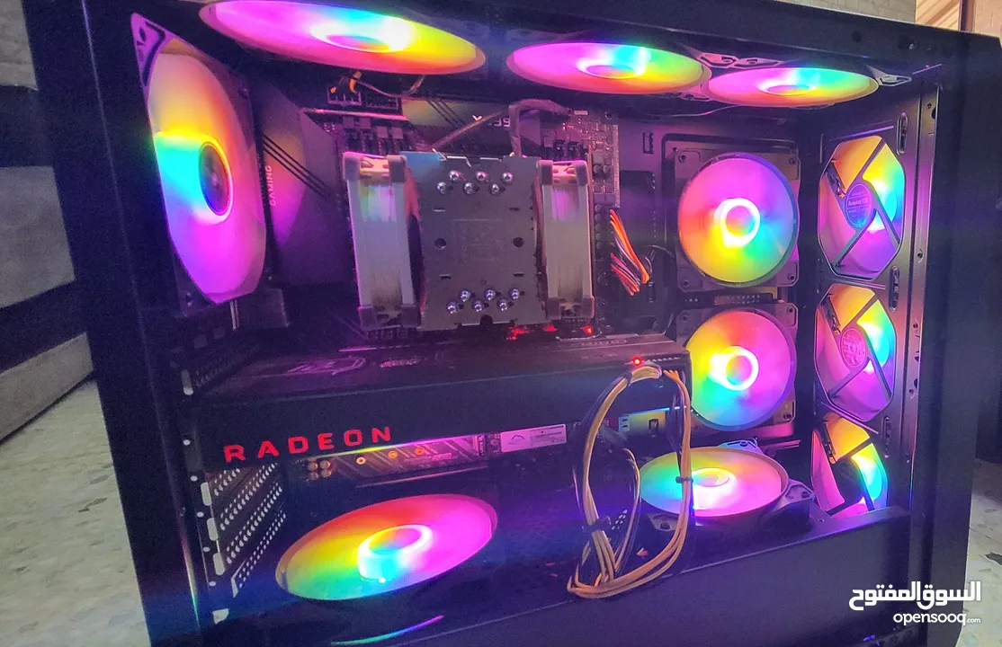 سلام عليكم تجميعة ومونتاج والعاب وبثوث نار بمعالج ب16 نواة و32 مسار بسعر حرق THREADRIPPER 1950X