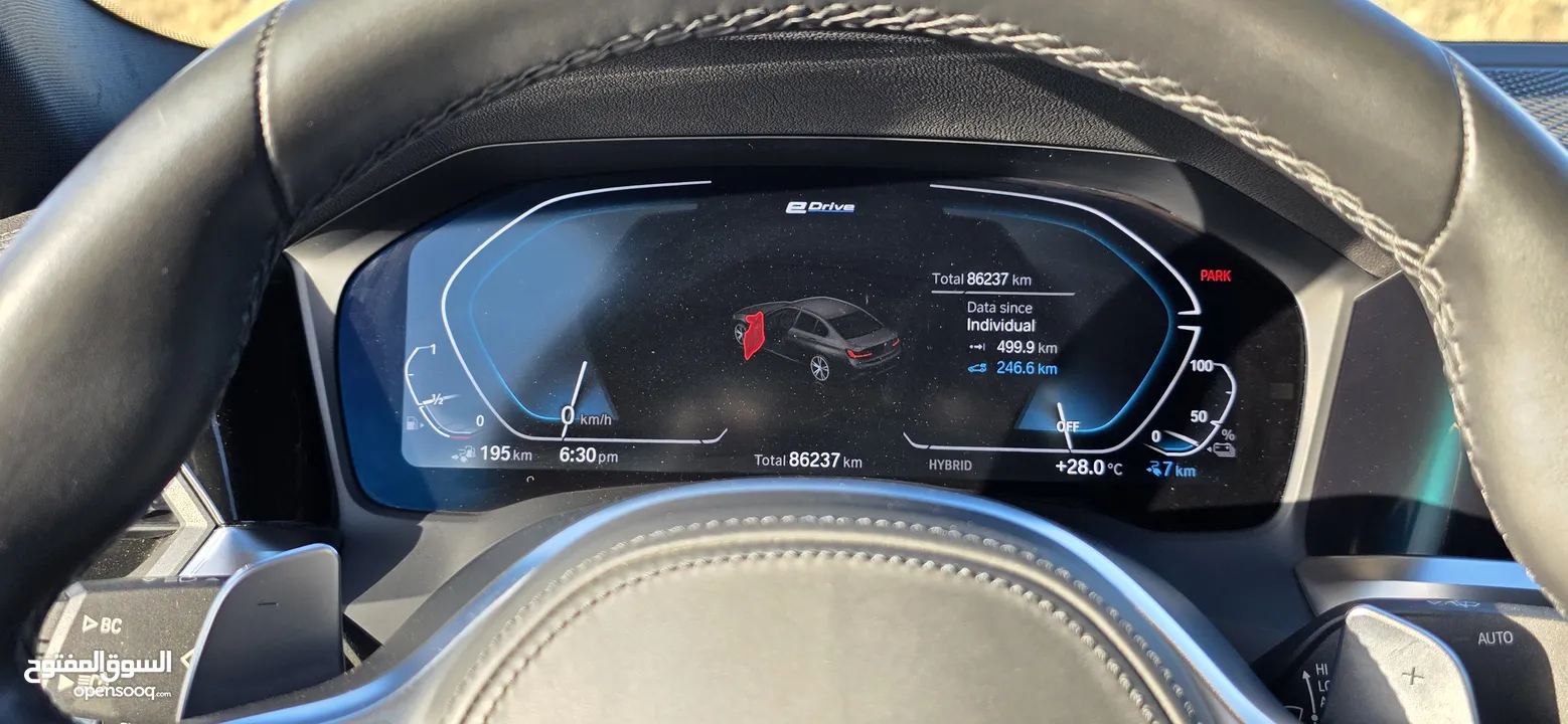 Bmw 330e 2021 Plug in hybrid M kit فل كامل فحص كامل
