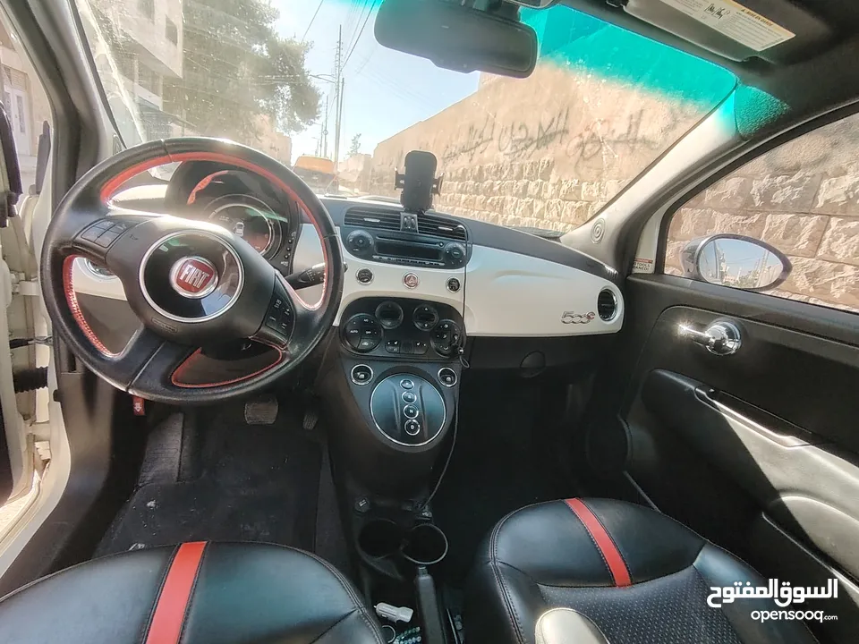 Fiat 500e bacig sport فيات بكج سبورت كهربائية بالكامل