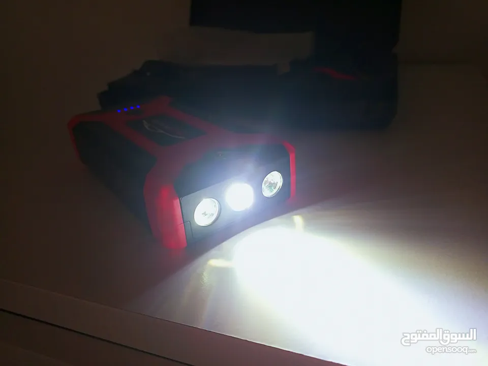 باوربانك طوارئ 12 فولت لتشغيل المركبات المتعددة وشحن الموبايل 12v emergency car jump starter